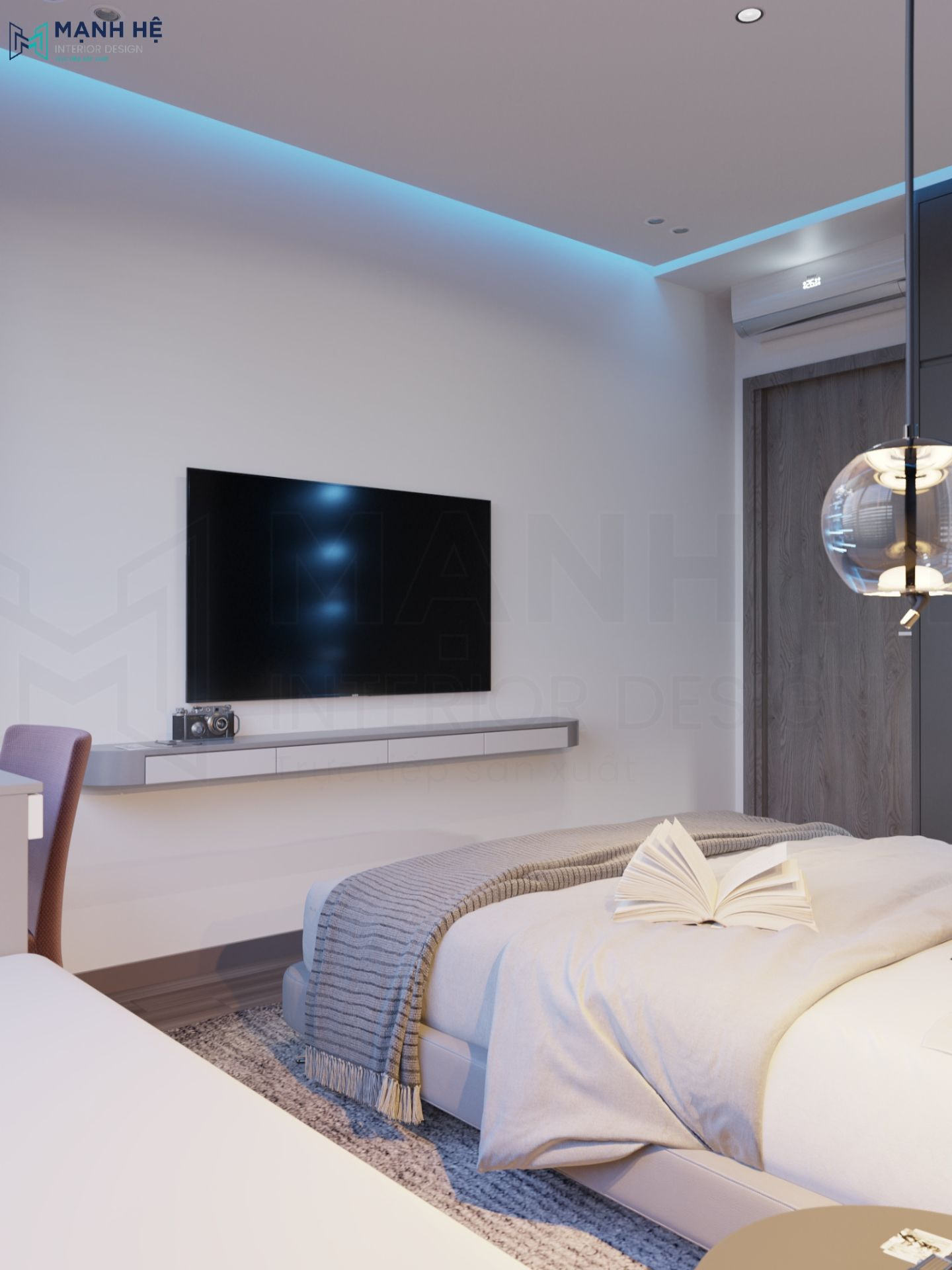 Kệ tivi được thiết kế nhỏ gọn đáp ứng nhu cầu đơn giản