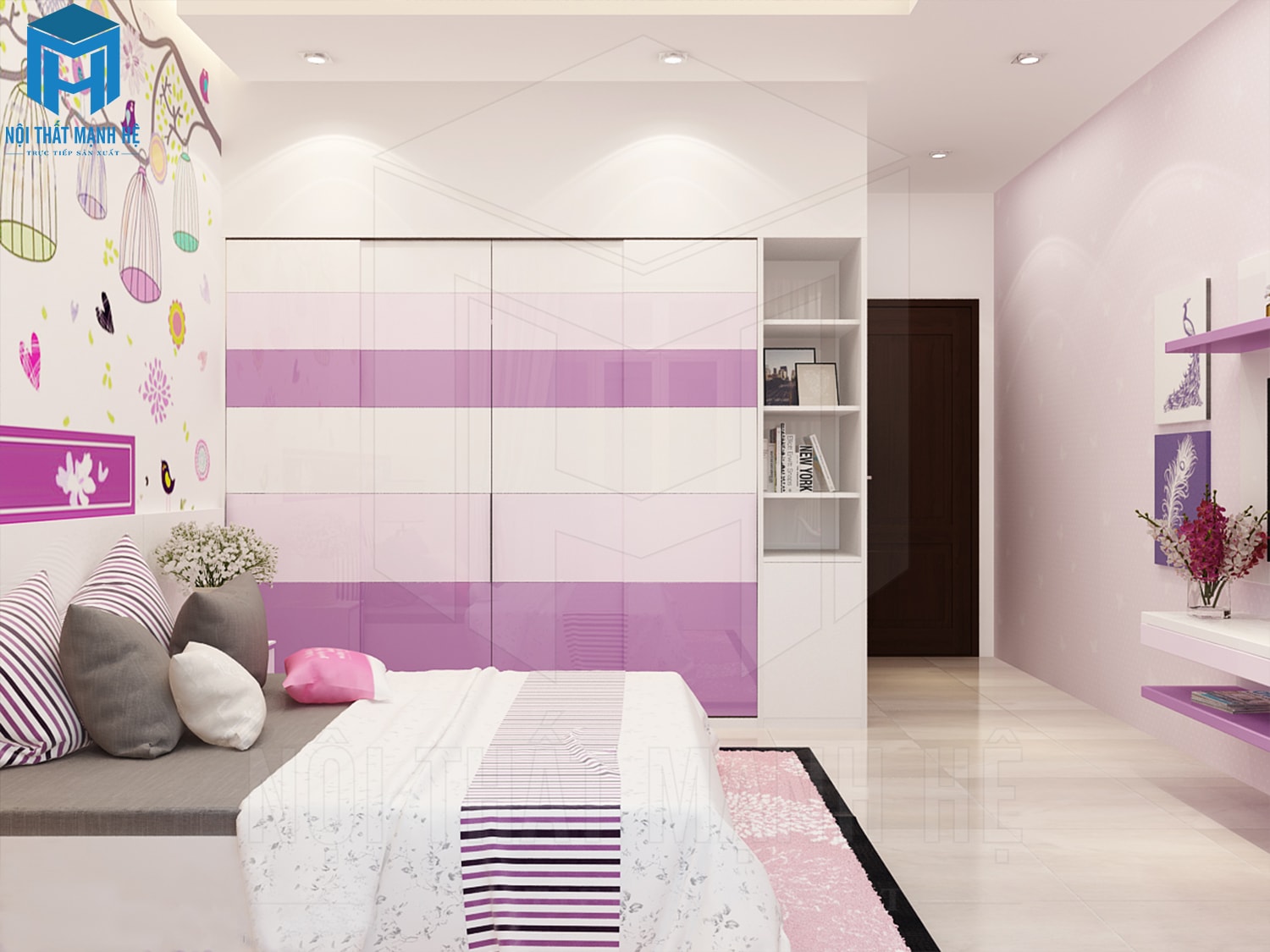 thiết kế nội thất phòng ngủ