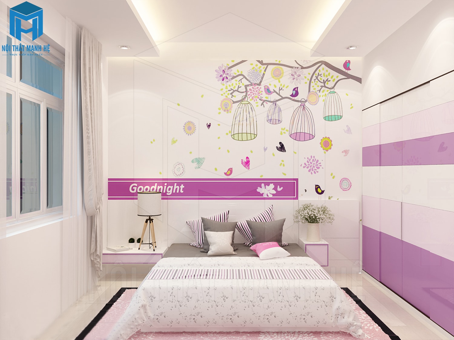 thiết kế nội thất phòng ngủ