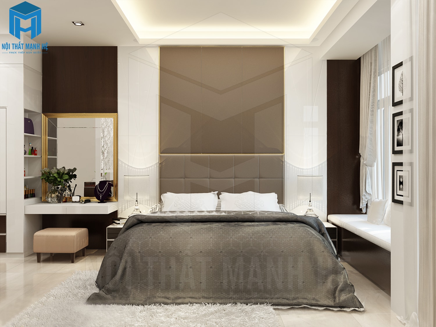 thi công nội thất phòng ngủ