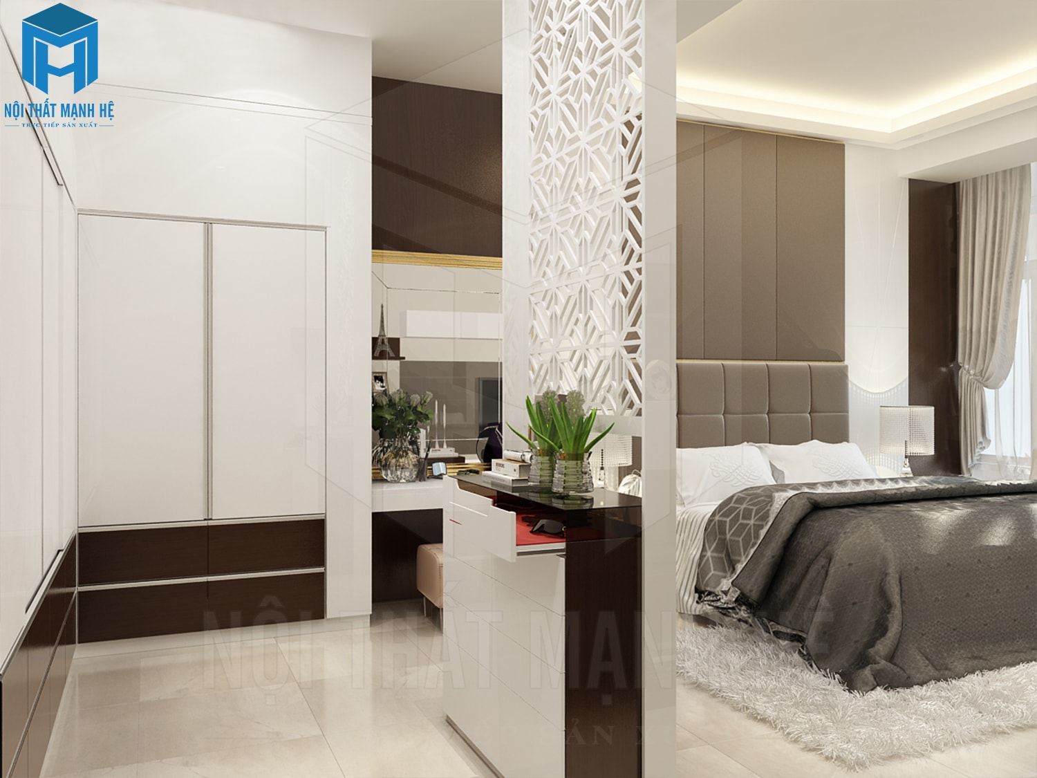 thi công nội thất phòng ngủ