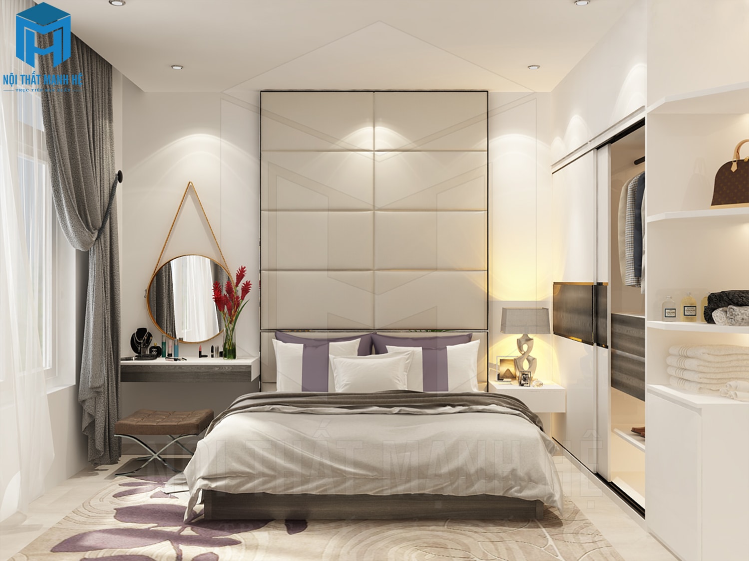thi công nội thất phòng ngủ