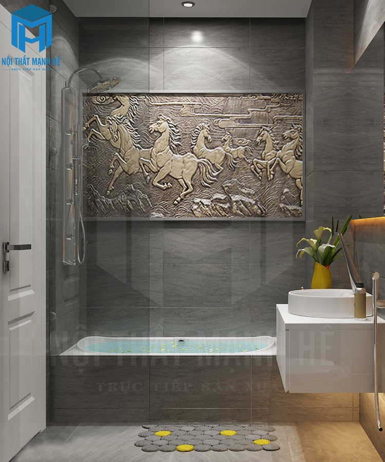 thiết kế nội thất nhà WC