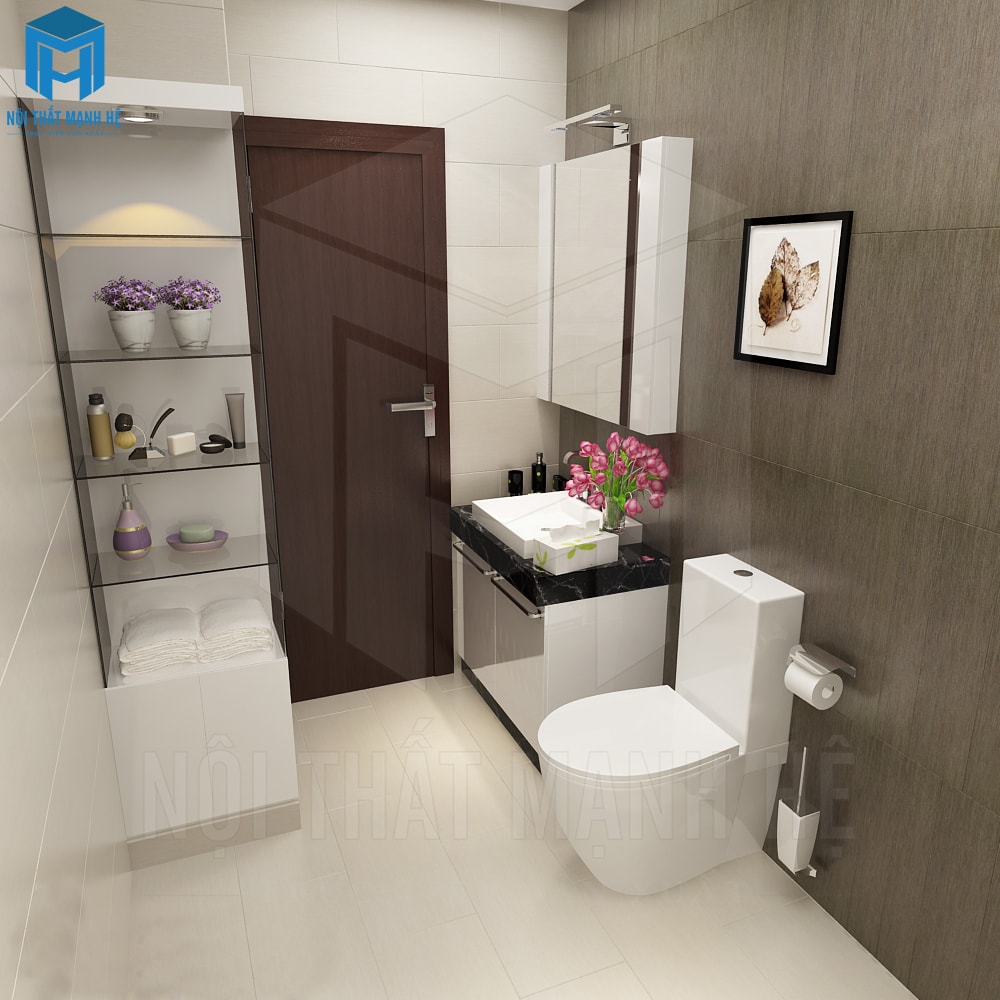 thiết kế nội thất nhà WC