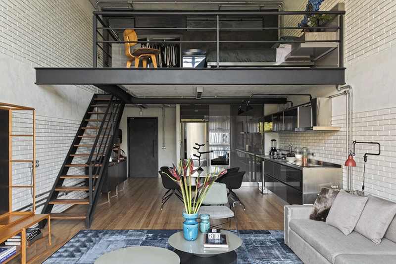 TOP 10 Ý tưởng thiết kế căn hộ 30m2 có gác lửng đẹp tiện nghi
