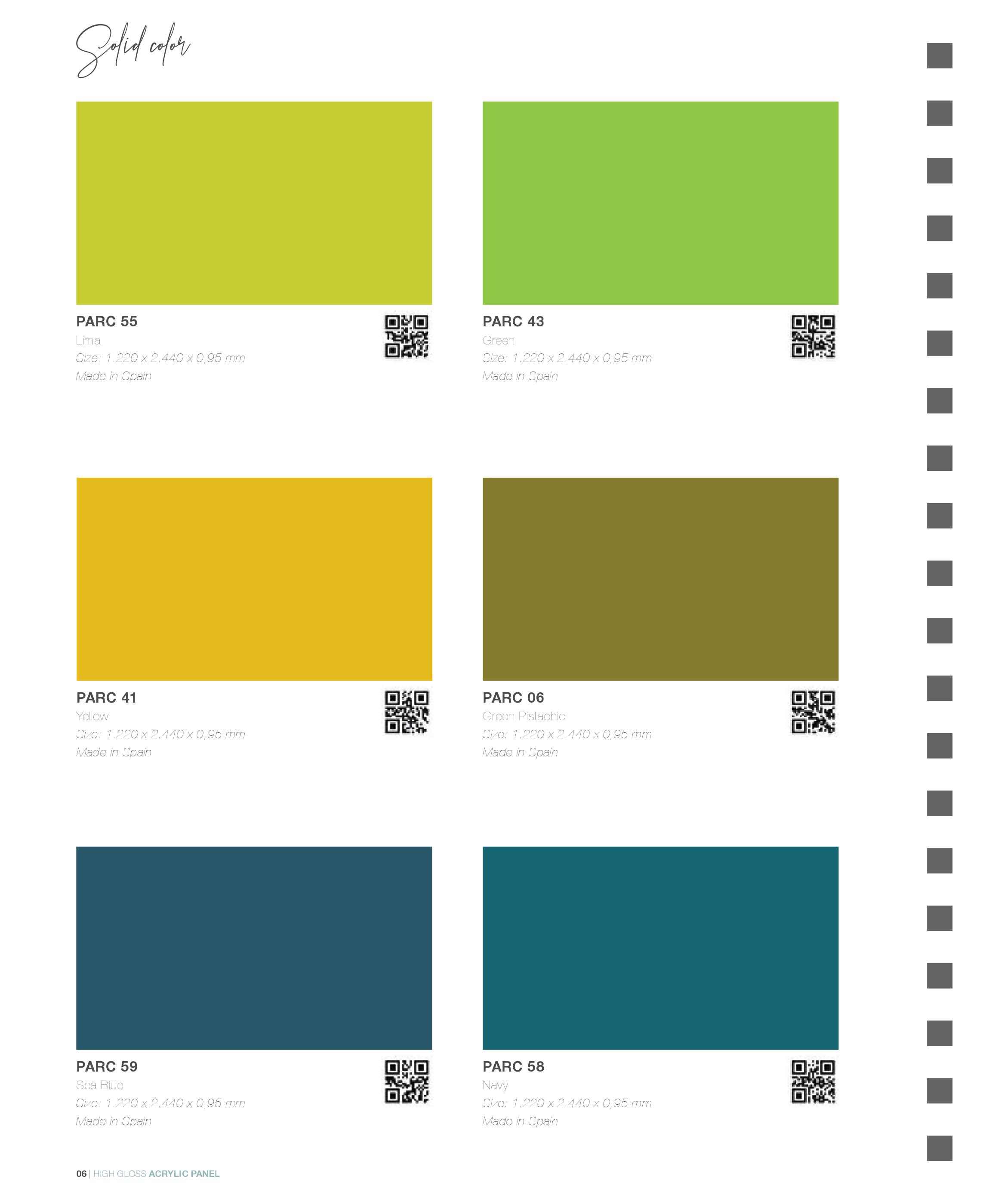 Acrylic là gì? Catalogue mã màu Acrylic phủ ván MDF MFC An Cường