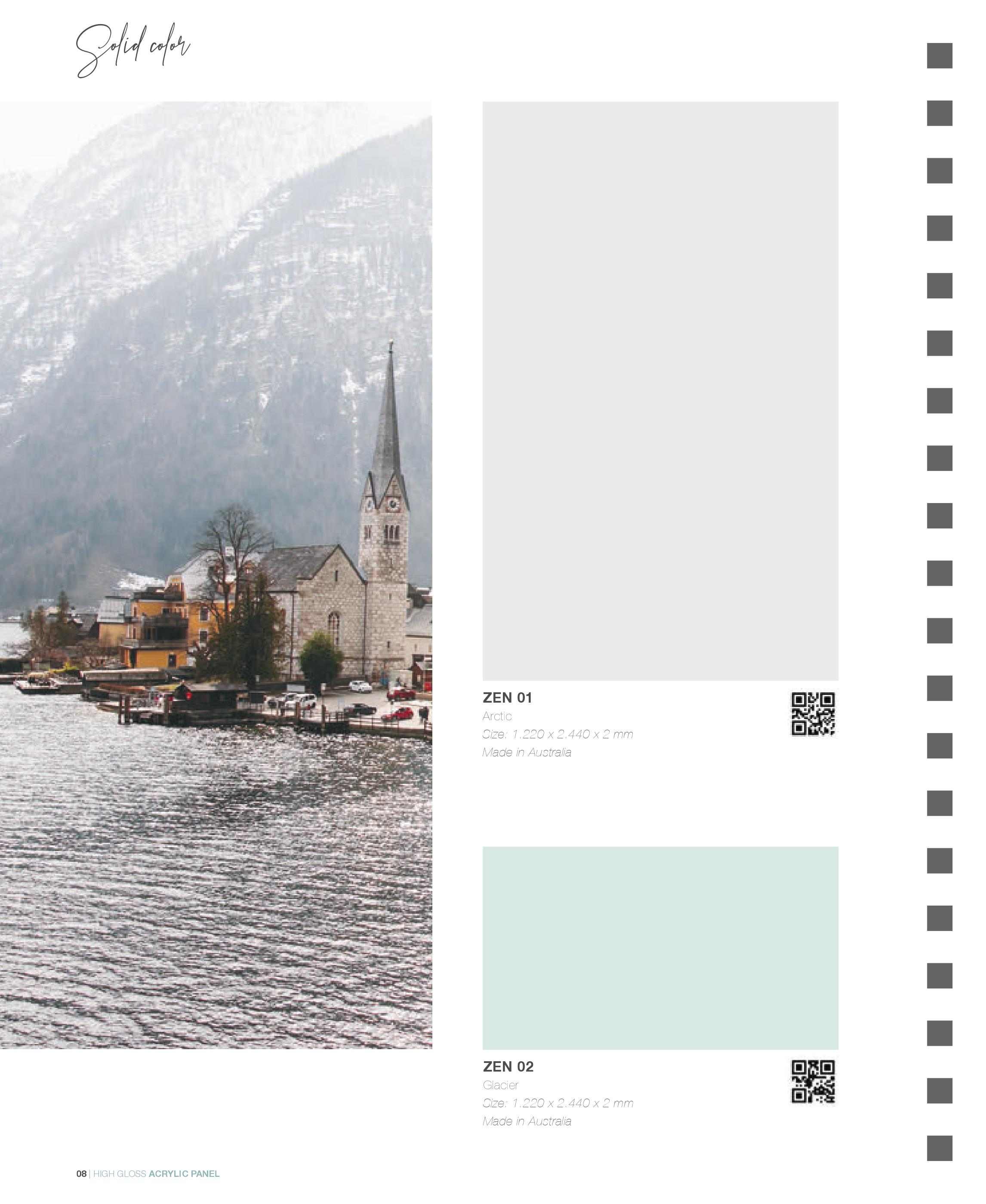 Acrylic là gì? Catalogue mã màu Acrylic phủ ván MDF MFC An Cường