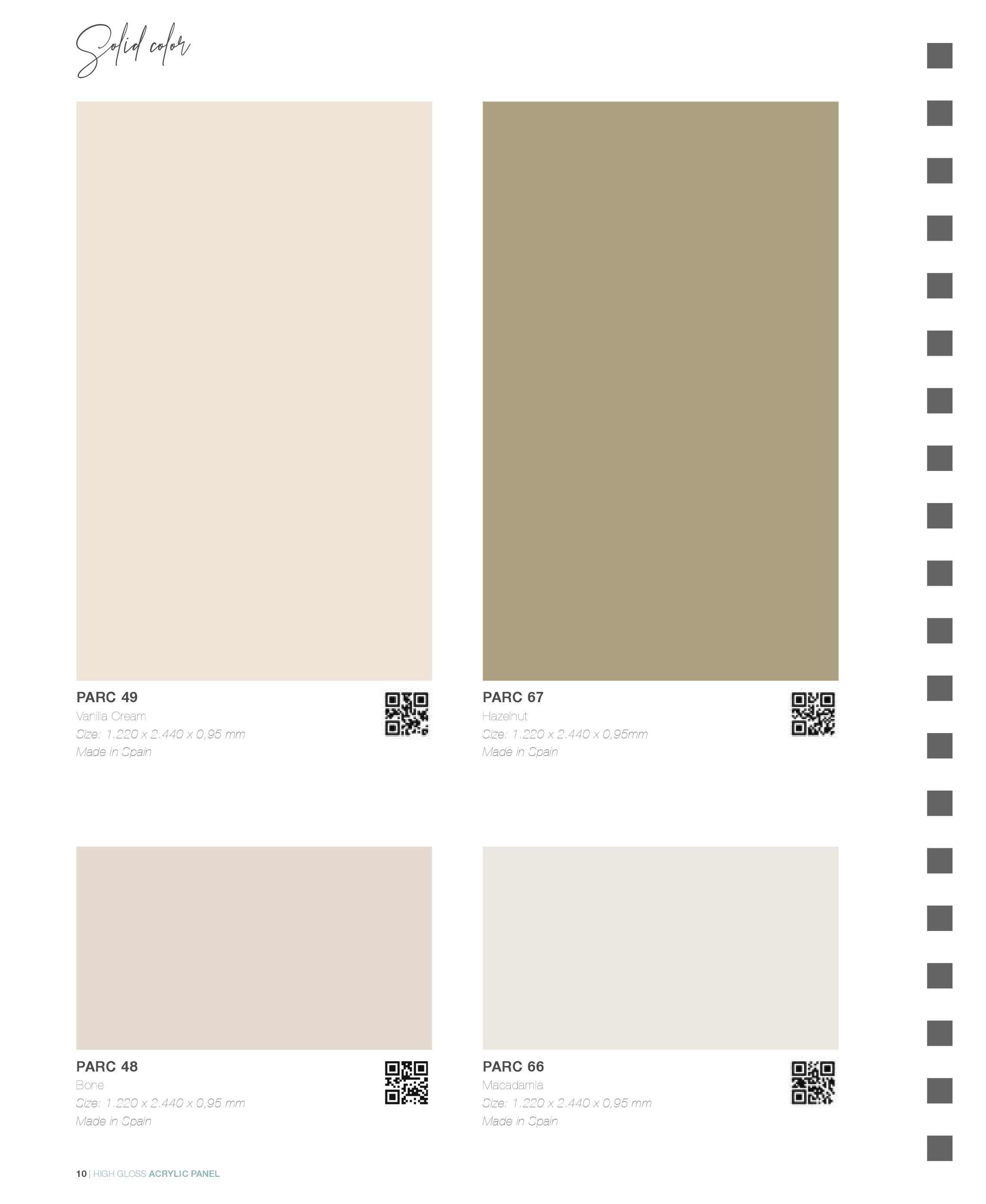 Acrylic là gì? Catalogue mã màu Acrylic phủ ván MDF MFC An Cường