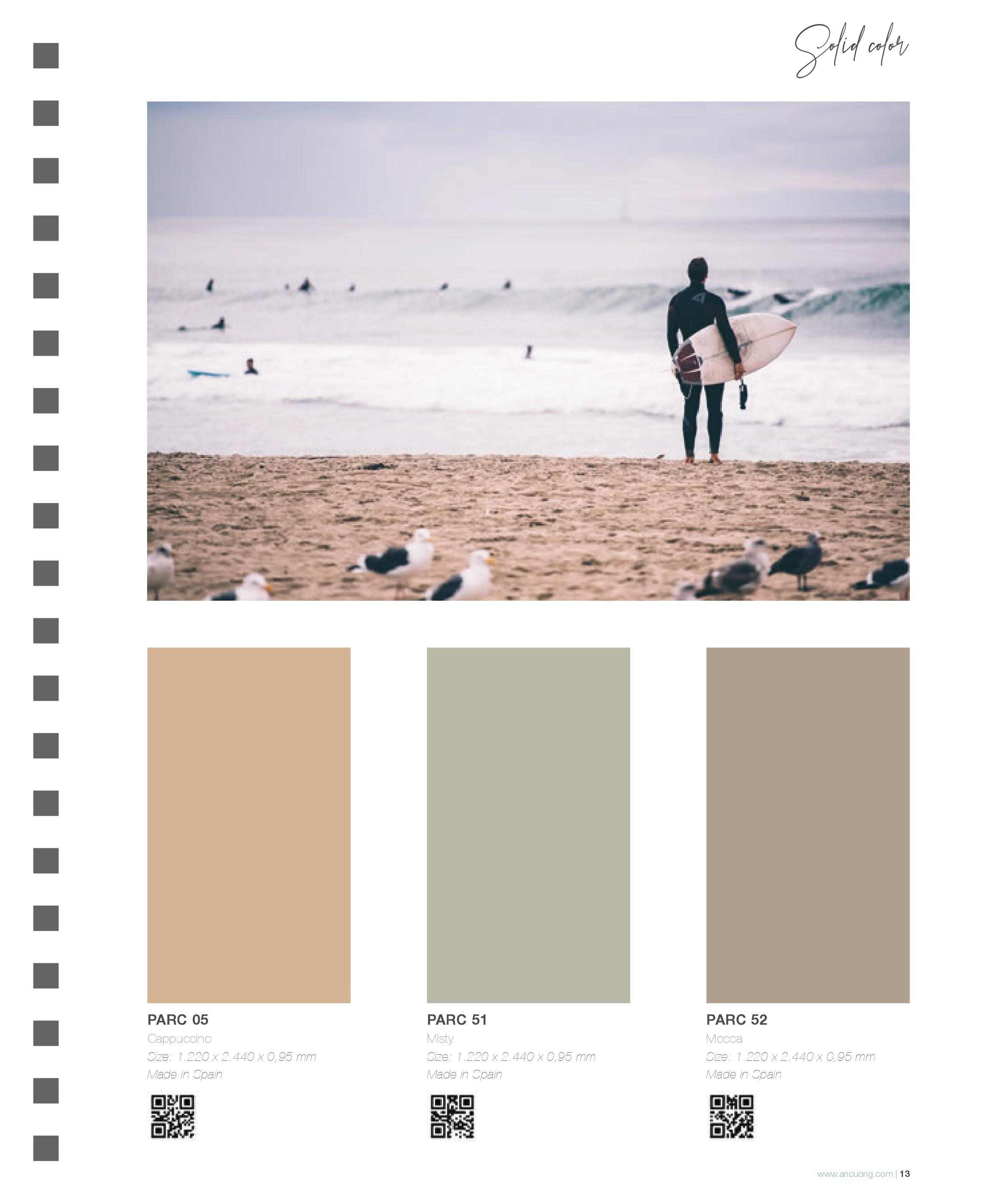 Acrylic là gì? Catalogue mã màu Acrylic phủ ván MDF MFC An Cường