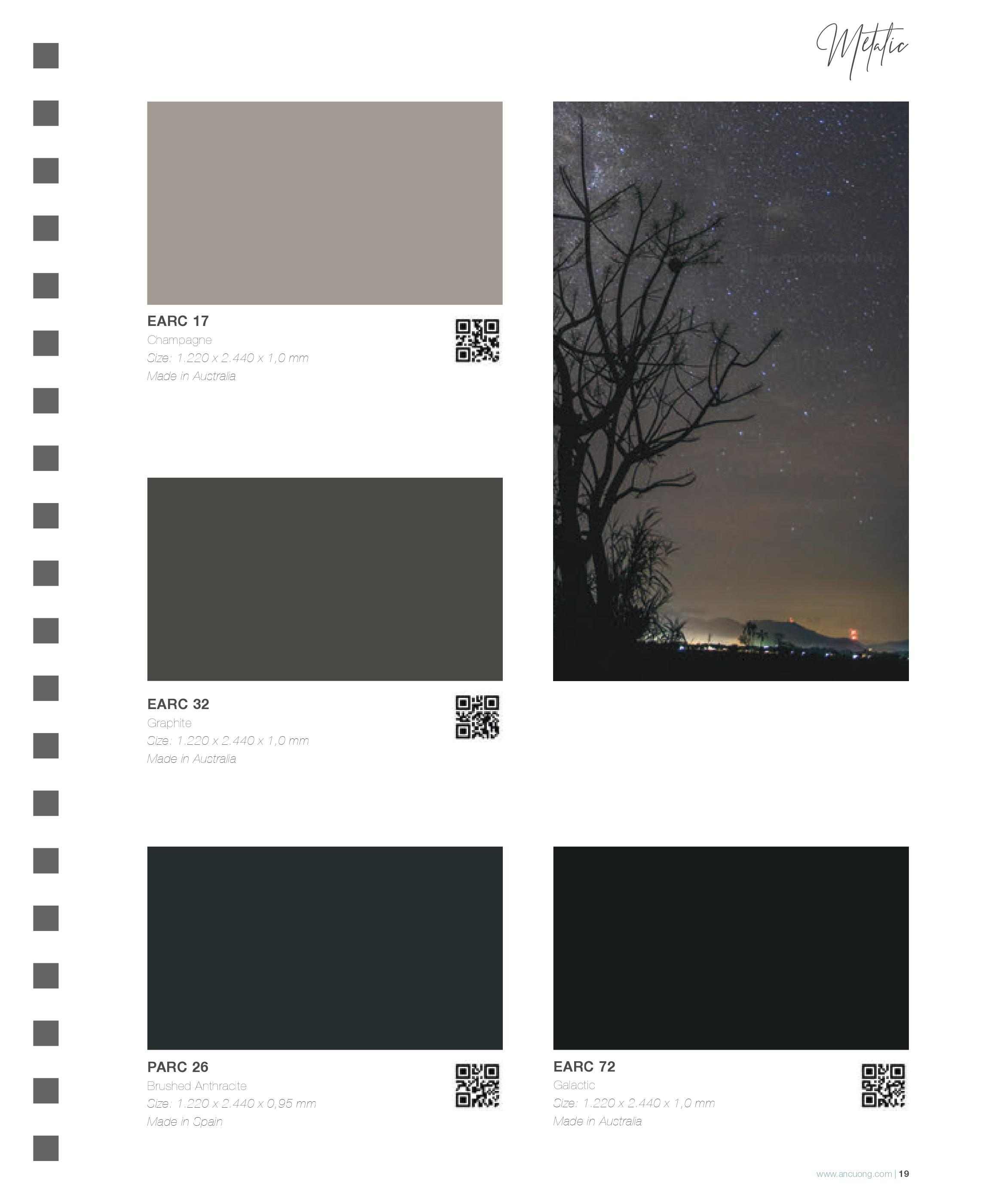 Acrylic là gì? Catalogue mã màu Acrylic phủ ván MDF MFC An Cường