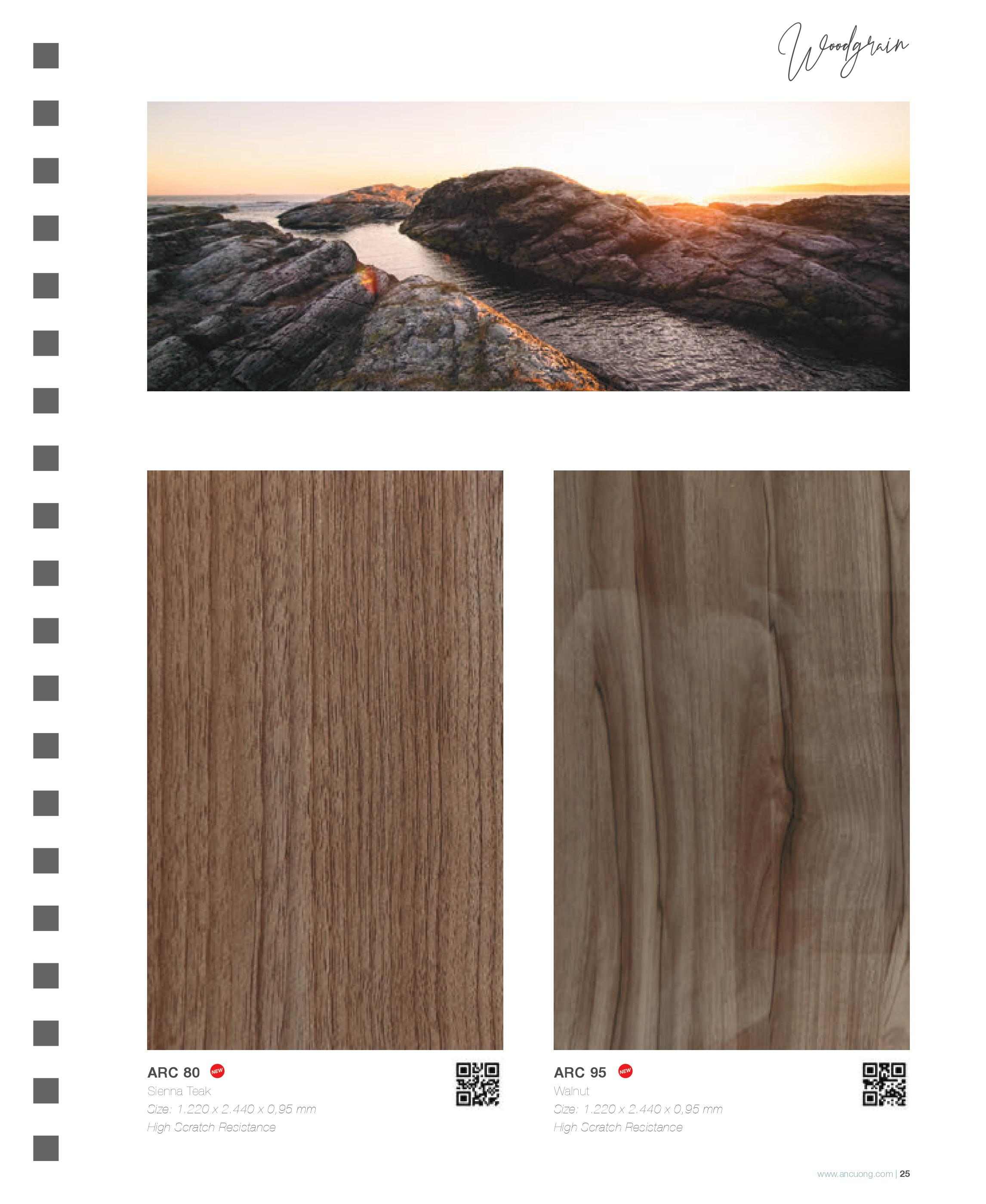 Acrylic là gì? Catalogue mã màu Acrylic phủ ván MDF MFC An Cường