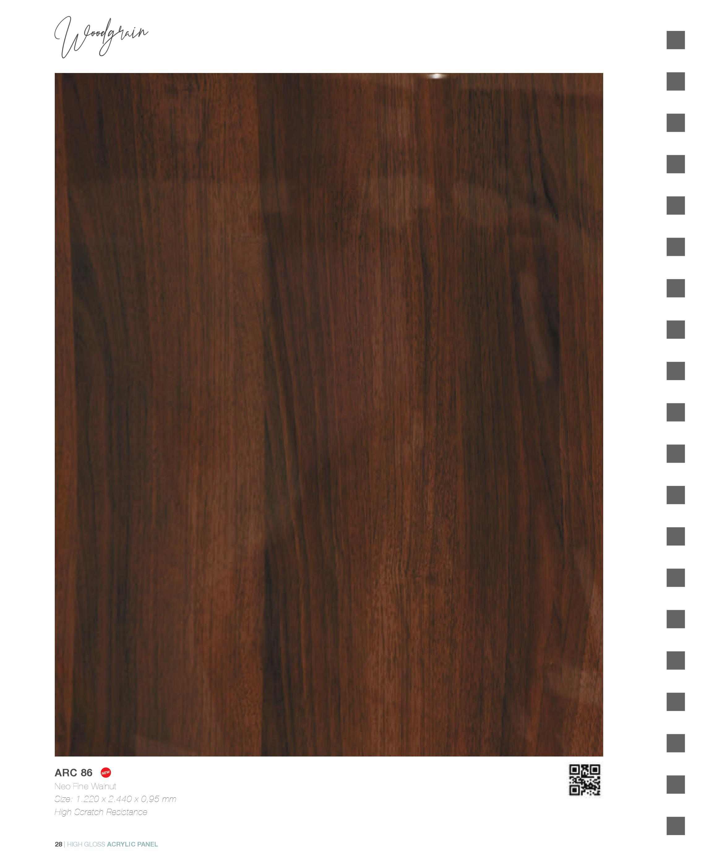 Acrylic là gì? Catalogue mã màu Acrylic phủ ván MDF MFC An Cường