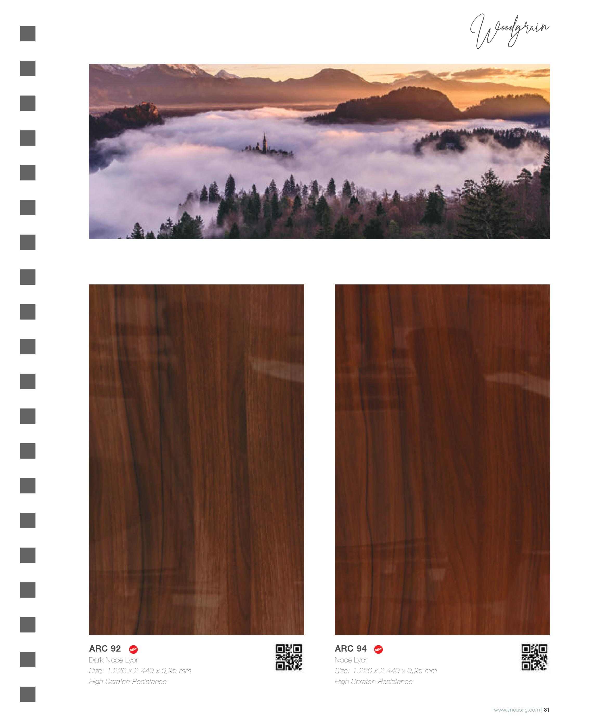 Acrylic là gì? Catalogue mã màu Acrylic phủ ván MDF MFC An Cường