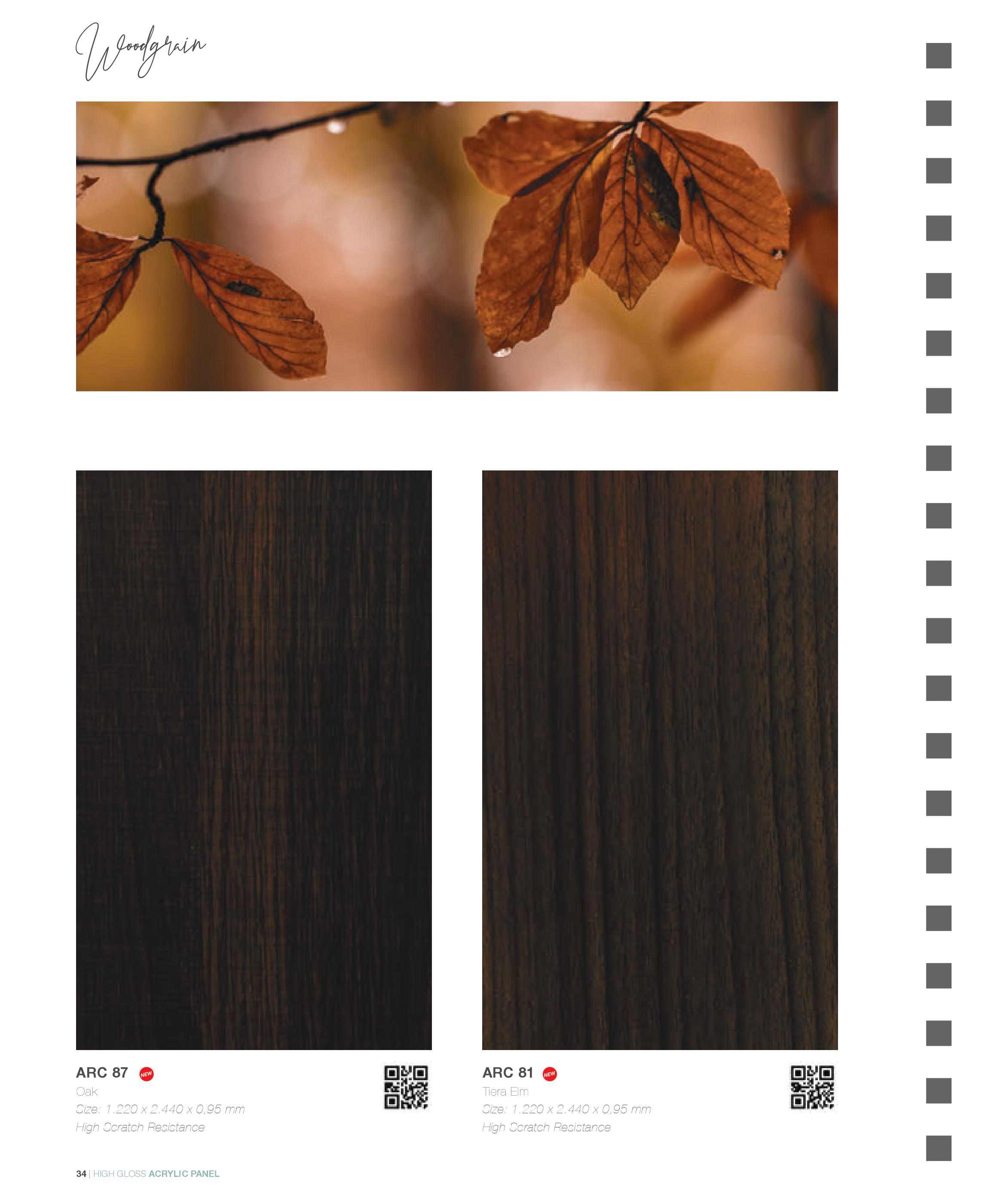 Acrylic là gì? Catalogue mã màu Acrylic phủ ván MDF MFC An Cường
