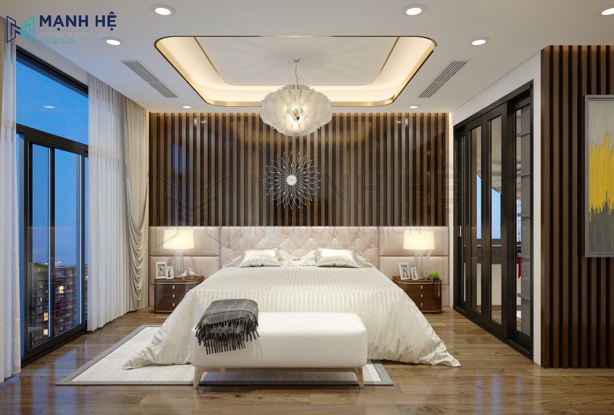 phong cách phòng ngủ hiện đại cá tính