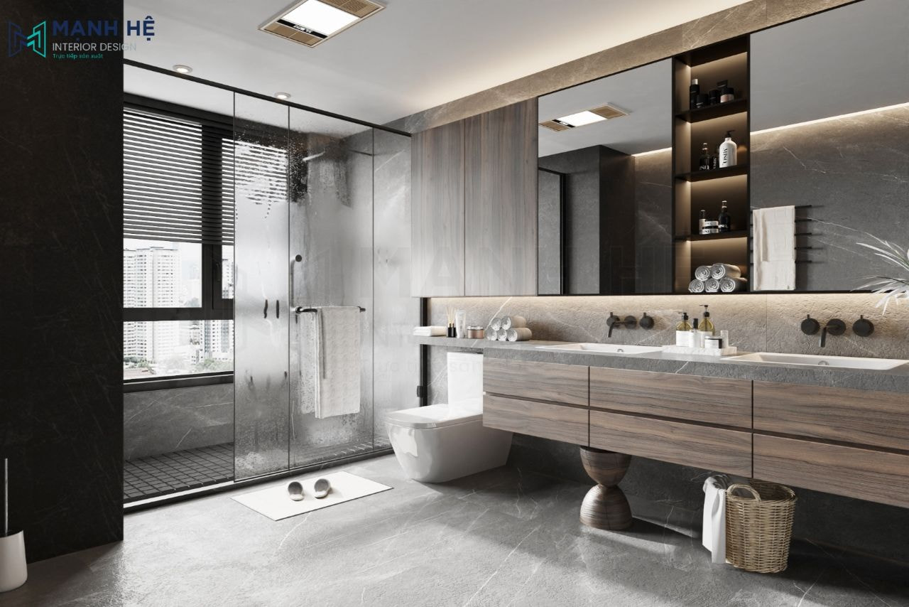 Ốp đá sạch sẽ chống trơn trượt khi sử dụng