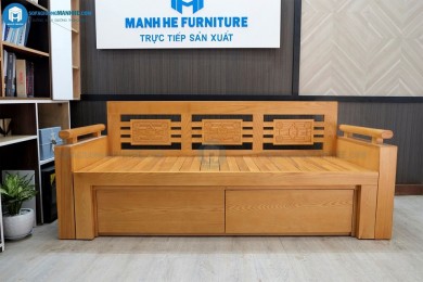 Tổng hợp mẫu ghế sofa giường gỗ được khách hàng ưa chuộng trong năm 2020