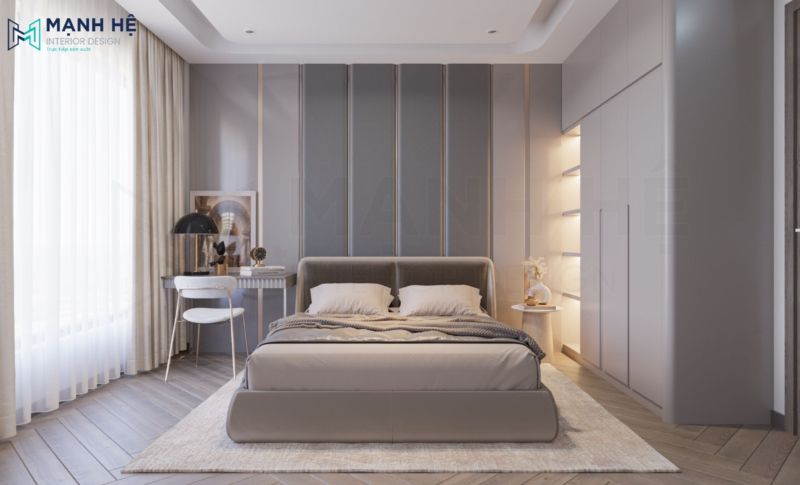 Tổng quan bộ phòng ngủ 13m2