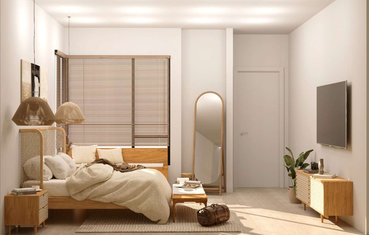 Phòng vệ sinh đặt ở góc phòng ngủ