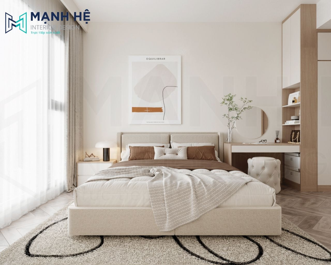 Điểm xuyến thêm đồ decor xinh xắn cho phòng ngủ vợ chồng mới cưới thêm lãng mạn