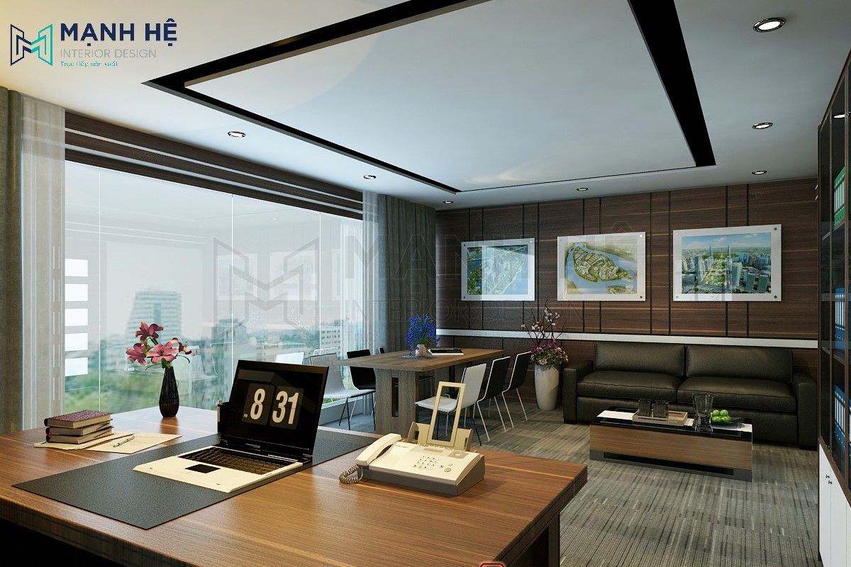 Thiết kế nội thất văn phòng công ty SBC - 400m2