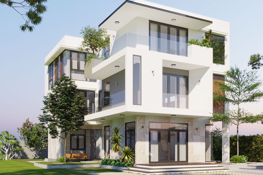 TOP 10 Mẫu nhà biệt thự 3 tầng đẹp lộng lẫy nhất năm 2023