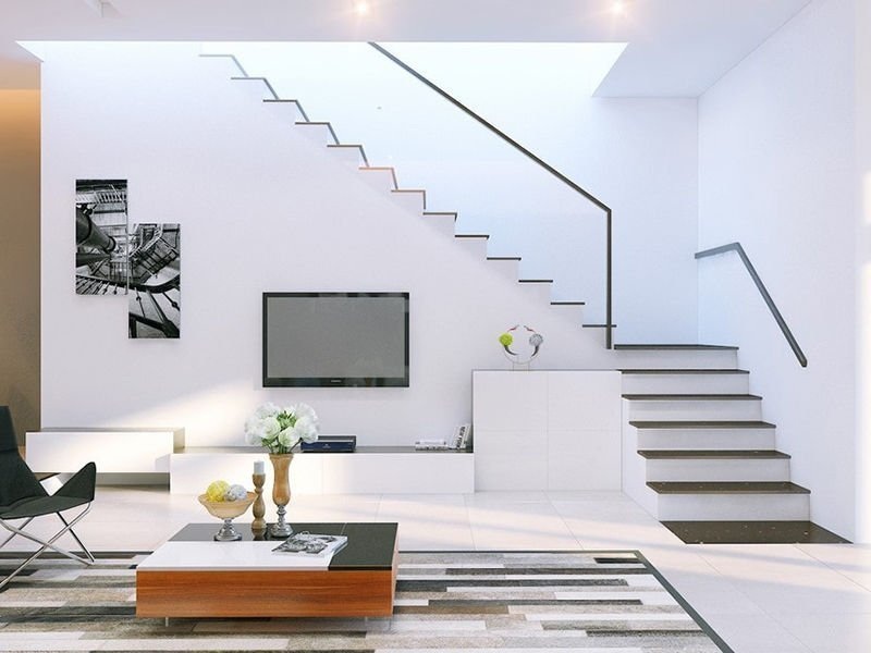Trang trí bậc tam cấp cầu thang bằng thảm trải