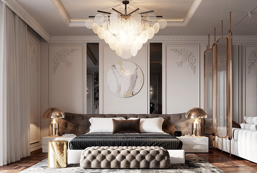 Choáng ngộp với 20+ mẫu thiết kế phòng ngủ Luxury đẹp đẳng cấp