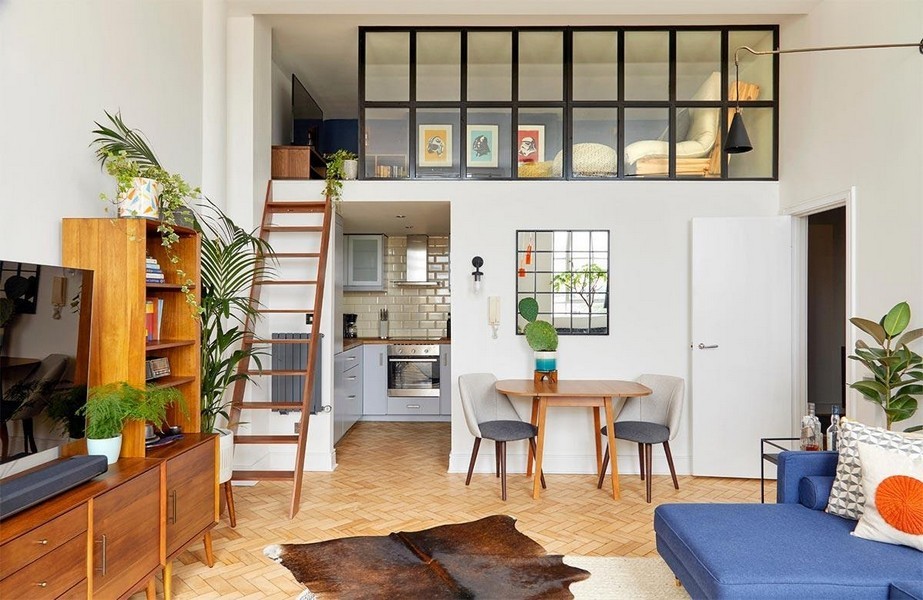 TOP 10 Ý tưởng thiết kế căn hộ 30m2 có gác lửng đẹp tiện nghi