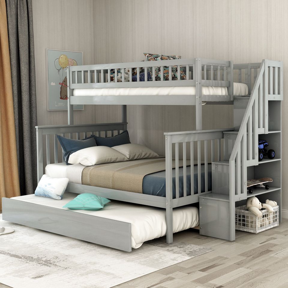 Top 30+ mẫu giường tầng 1m6, 1m8 siêu đẹp cho trẻ em và người lớn