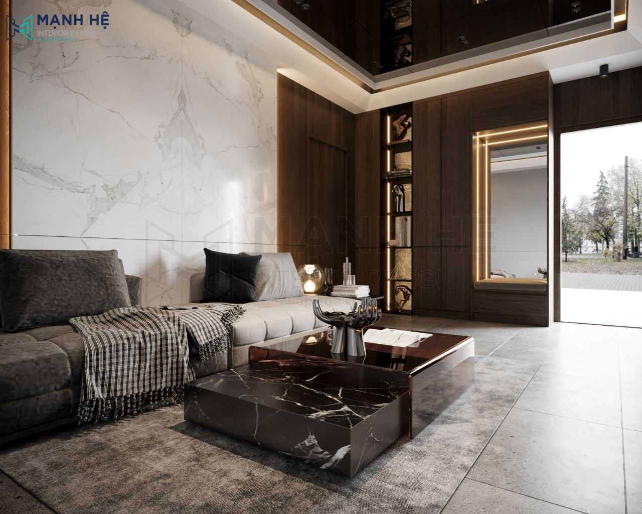 Diện tích phòng khách chuẩn cho căn hộ