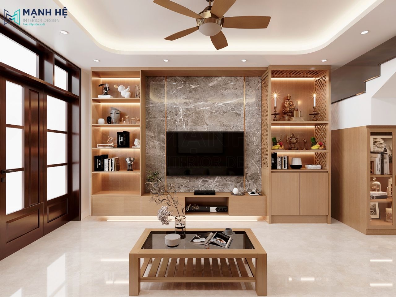 thiet-ke-noi-that-phong-khach-1-4 Nhà phố Vũng Tàu - chị Thu - 2PN