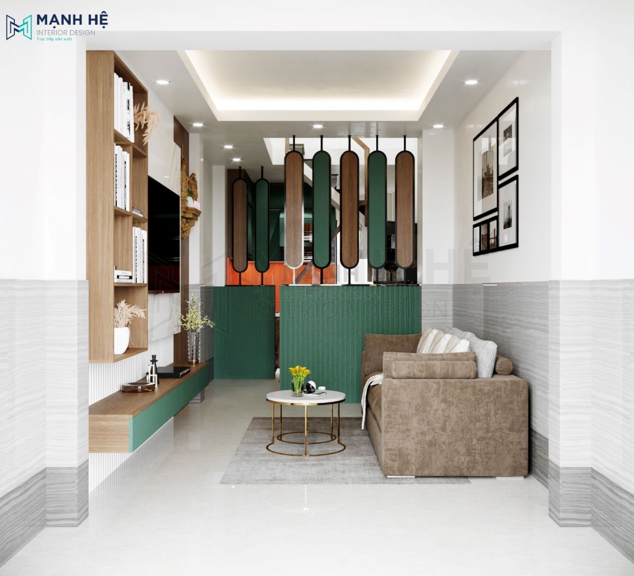thiet-ke-noi-that-phong-khach-bep-2-7 Nội thất nhà phố anh Chiến - 3PN - Quận 8