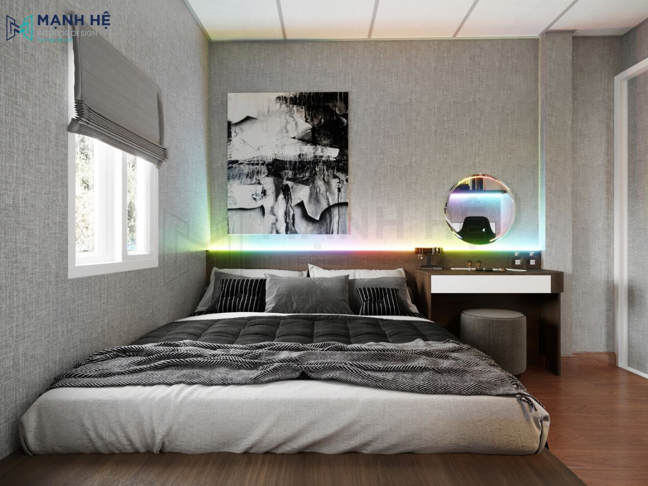 Bộ phòng ngủ 12 m2 PN098