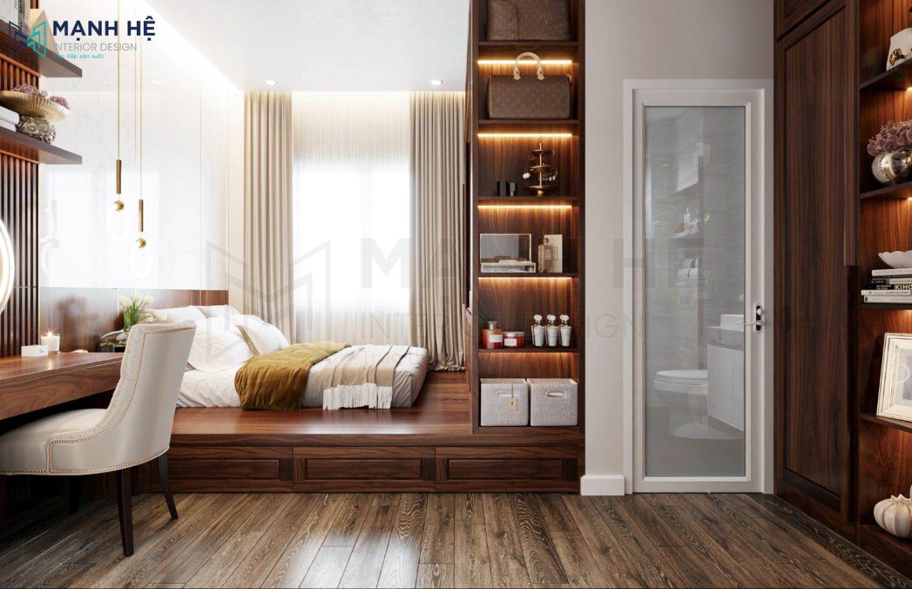 Giường ngủ đa năng với thiết kế hộc đựng đồ phía dưới