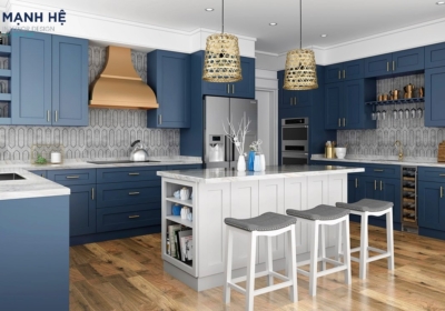 Tủ bếp gỗ tự nhiên TBXD47