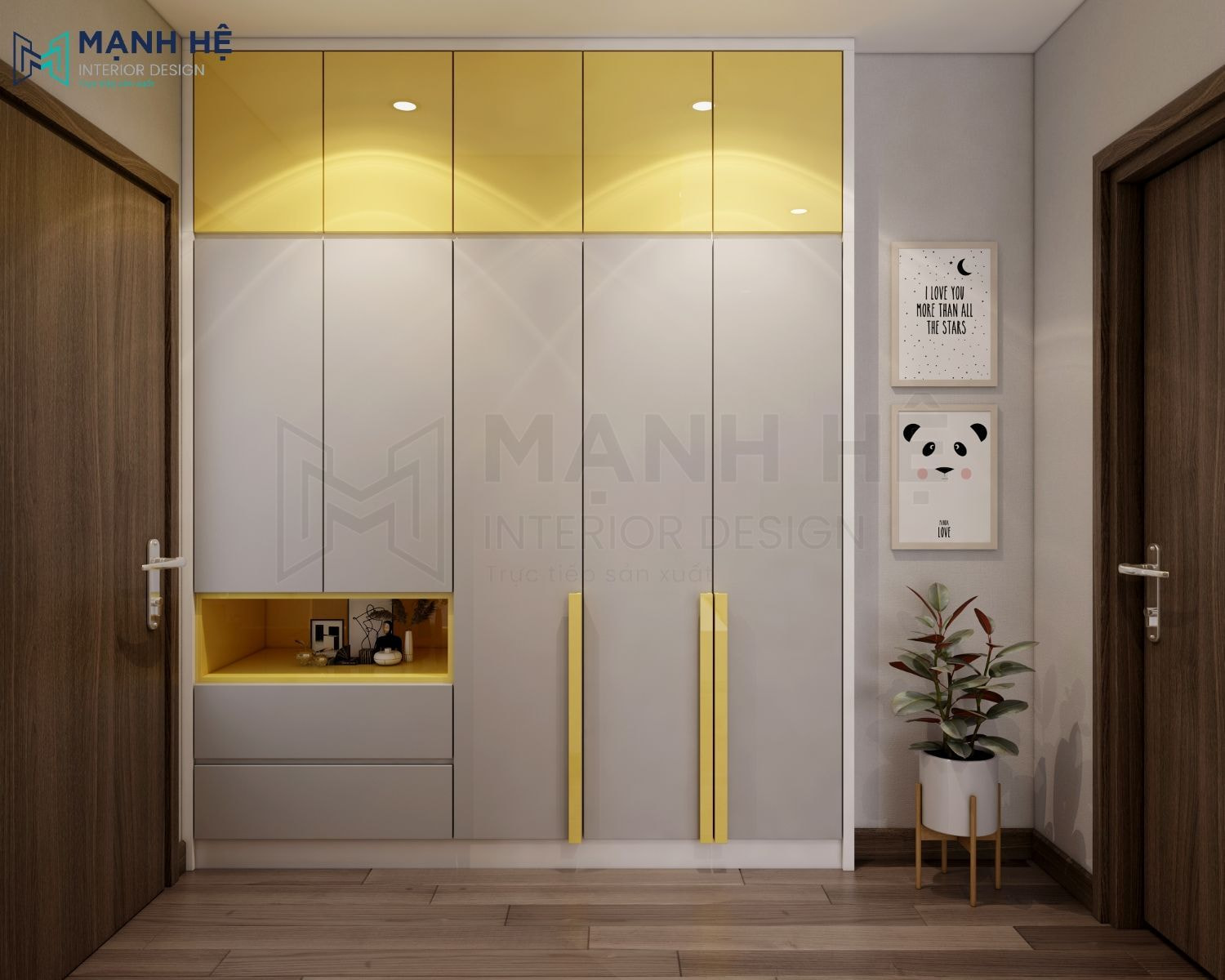 [THAM KHẢO] 9 mẫu tủ quần áo gỗ công nghiệp 5 cánh xu hướng nhất năm 2026