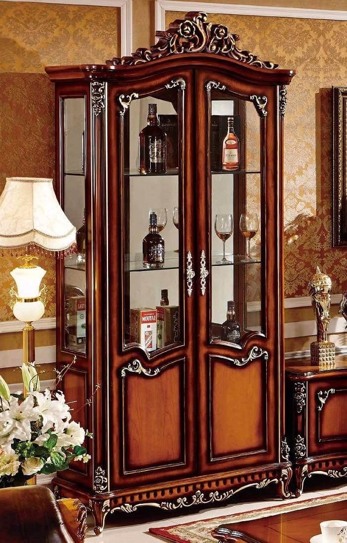 Gợi ý 17 mẫu tủ rượu tân cổ điển sang trọng thời thượng cho không gian nhà bạn