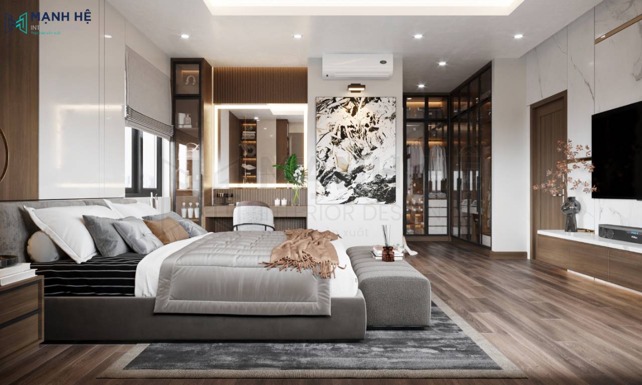 62 Thiet Ke Ban Trang Diem Kich Thuoc Chuan Xac Noi That Manh He 1 Bộ phòng ngủ hiện đại PN049