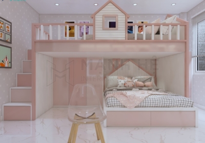 Giường tầng hình ngôi nhà GT010