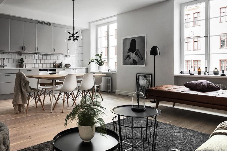 Phong cách thiết kế nội thất Scandinavian cho chung cư 3 phòng ngủ