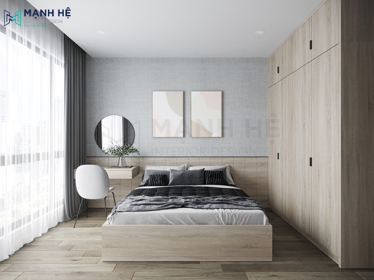 Noi That Phong Ngu Thu 2 1 Bộ phòng ngủ 9m2 PN064