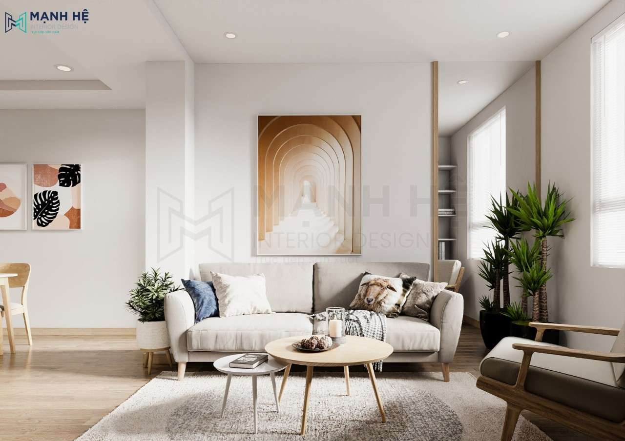 Điểm nhấn cho thiết kế chung cư 1 phòng ngủ  
