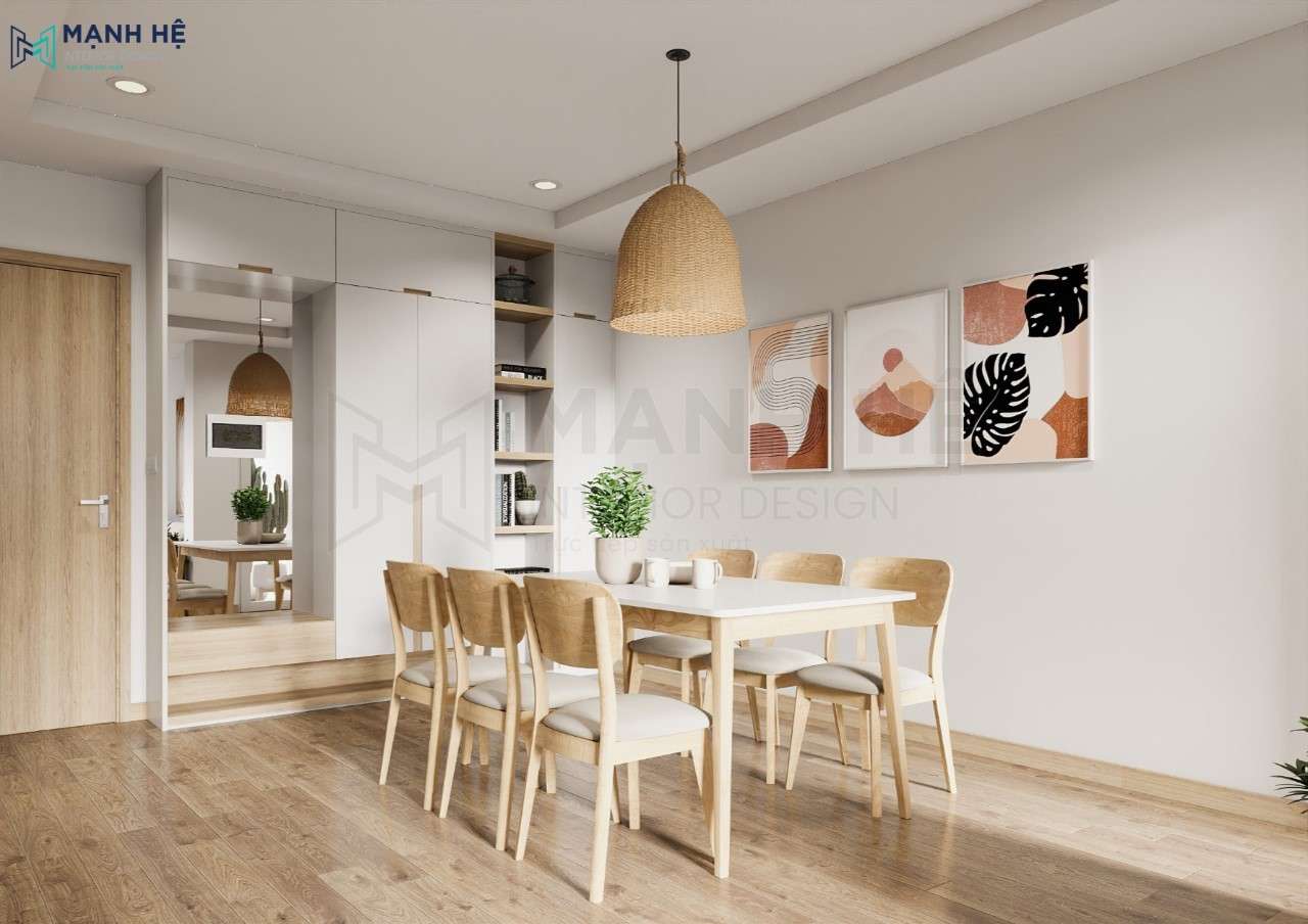 Lựa chọn nội thất cho nội thất phòng bếp cho căn hộ chung cư 1 phòng ngủ 