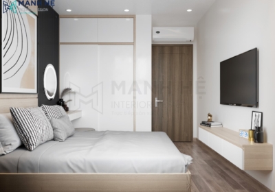 Tủ quần áo cửa lùa giúp tiết kiệm diện tích cho căn phòng nhỏ