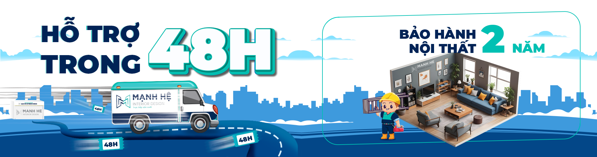 Chính sách bảo hành và bảo trì sản phẩm nội thất tủ bếp của Mạnh Hệ