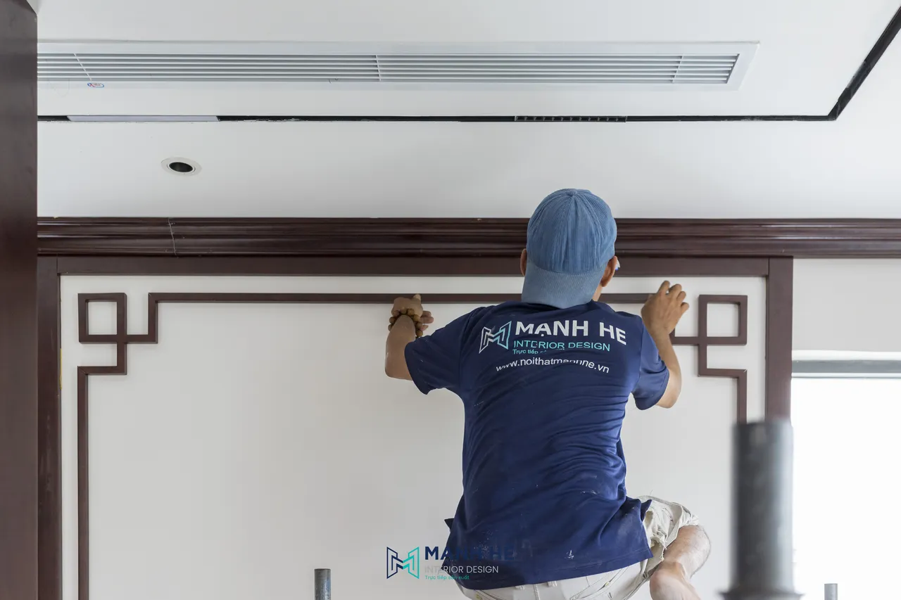 Thi công lắp đặt nội thất tại nhà khách hàng