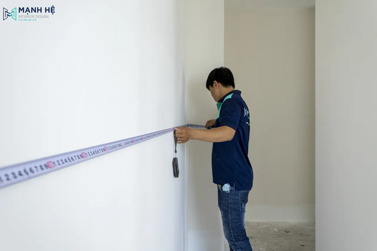 KTS sẽ Bước Đo đạc khảo sát hiện trạng thực tế công trình