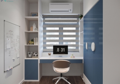 Thiết kế khéo léo góc học tập và vui chơi dành cho bé