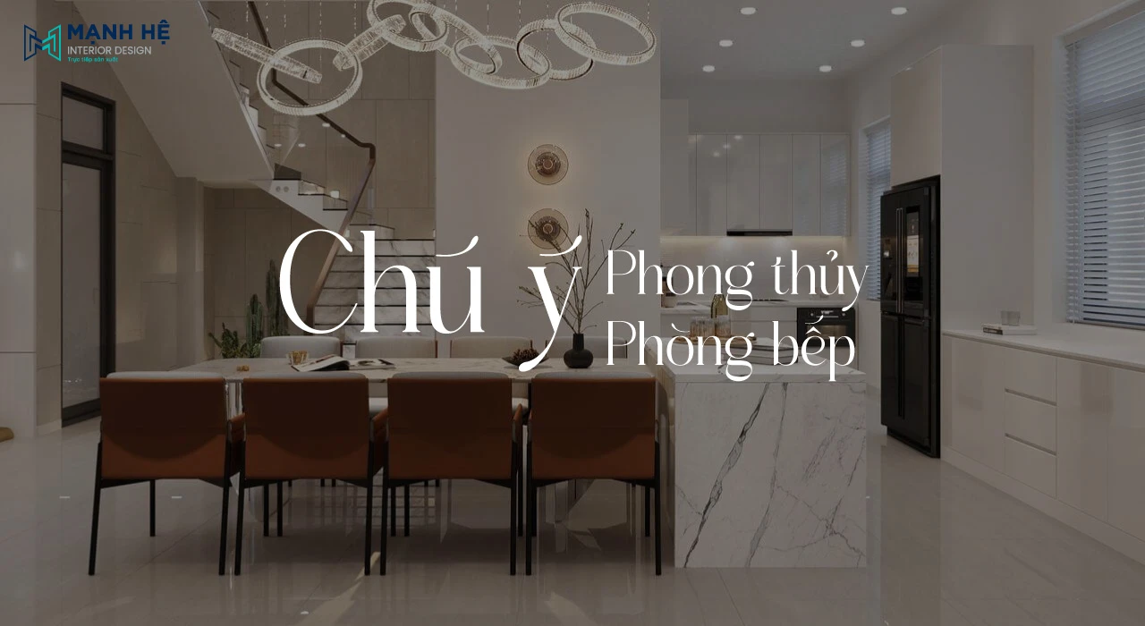 Phong thủy chính là nguyên tắc không thể bỏ qua thiết kế tủ bếp